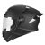 Casco Integral Moto Hombre | Transparente con Efecto Espejo | Casco de Moto con certificación ECE 22.06 | Ventilación de Barbilla y Cabeza | Negro（S）